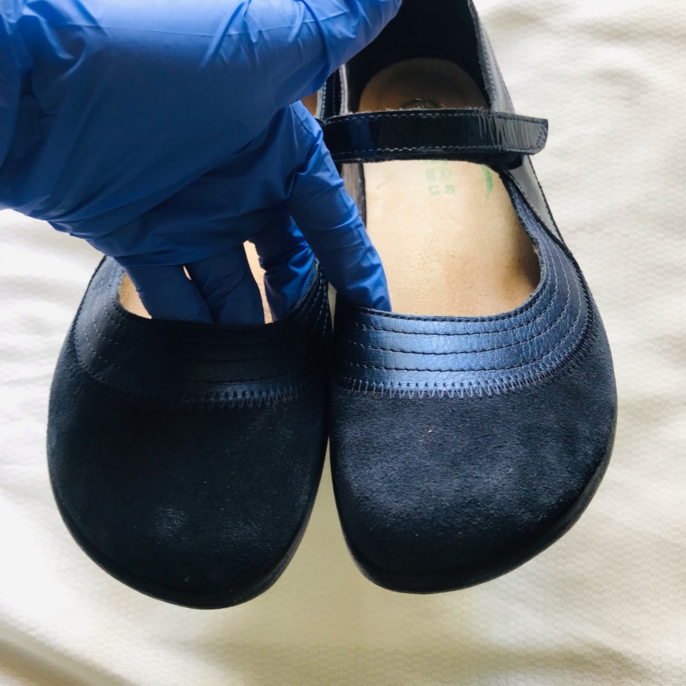 NAOT suede Women's Navy blue Mary Jane Shoes - Picture 7 of 14